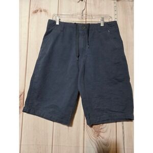 Billabong Men's Navy Blue Cargo Shorts‎ Size 30 Utility Drawstring Waist